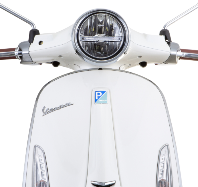 Faro LED per Vespa Primavera 50-150ccm 2T/​4T (-'18), nero opaco