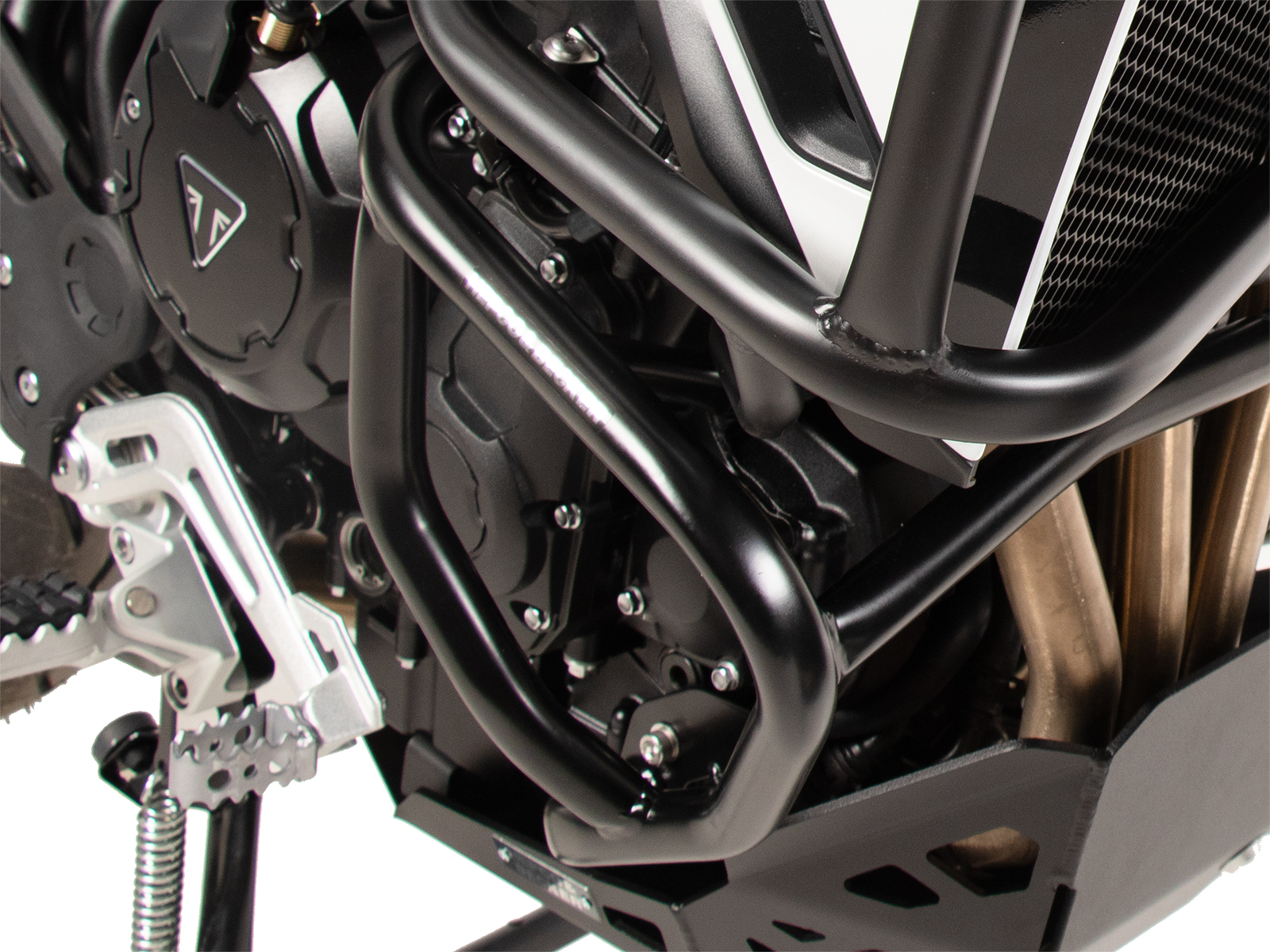 Protezione motore nera per Triumph Tiger 900 Rally Pro (24-) Hepco & Becker
