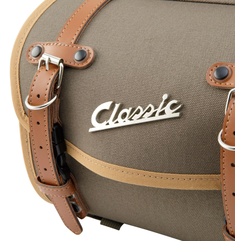 Borsa "Classic" piccola per Vespa, in tela, oliva