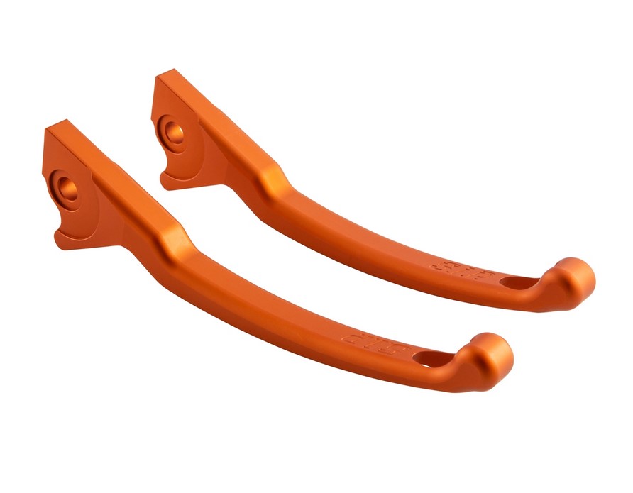 Set di leve freno sportive per Vespa, destra e sinistra, arancione opaco