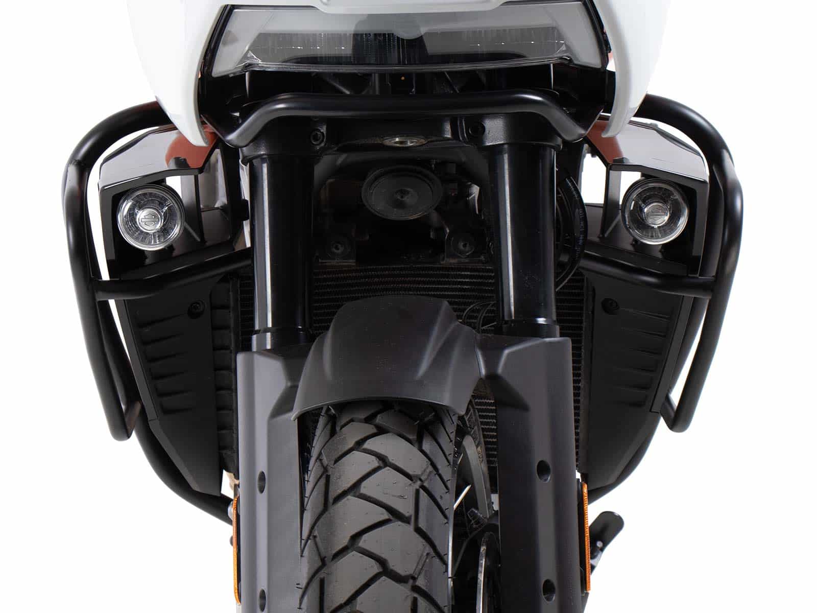 Protezione motore nera per Harley Davidson Pan America 1250 / ST (21-) Hepco & Becker