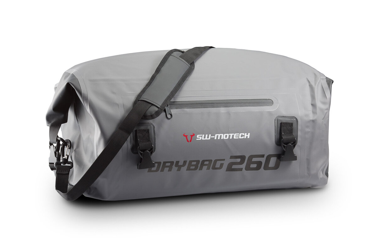 Drybag 260 borsa posteriore per Moto Guzzi V9 Roamer /Bobber (15-18), grigio / nero - SW Motech