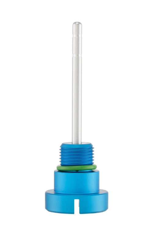 Tappo di riempimento olio motore per Vespa GTS Super 125cc 4T LC Euro 3 (09-16), blu opaco