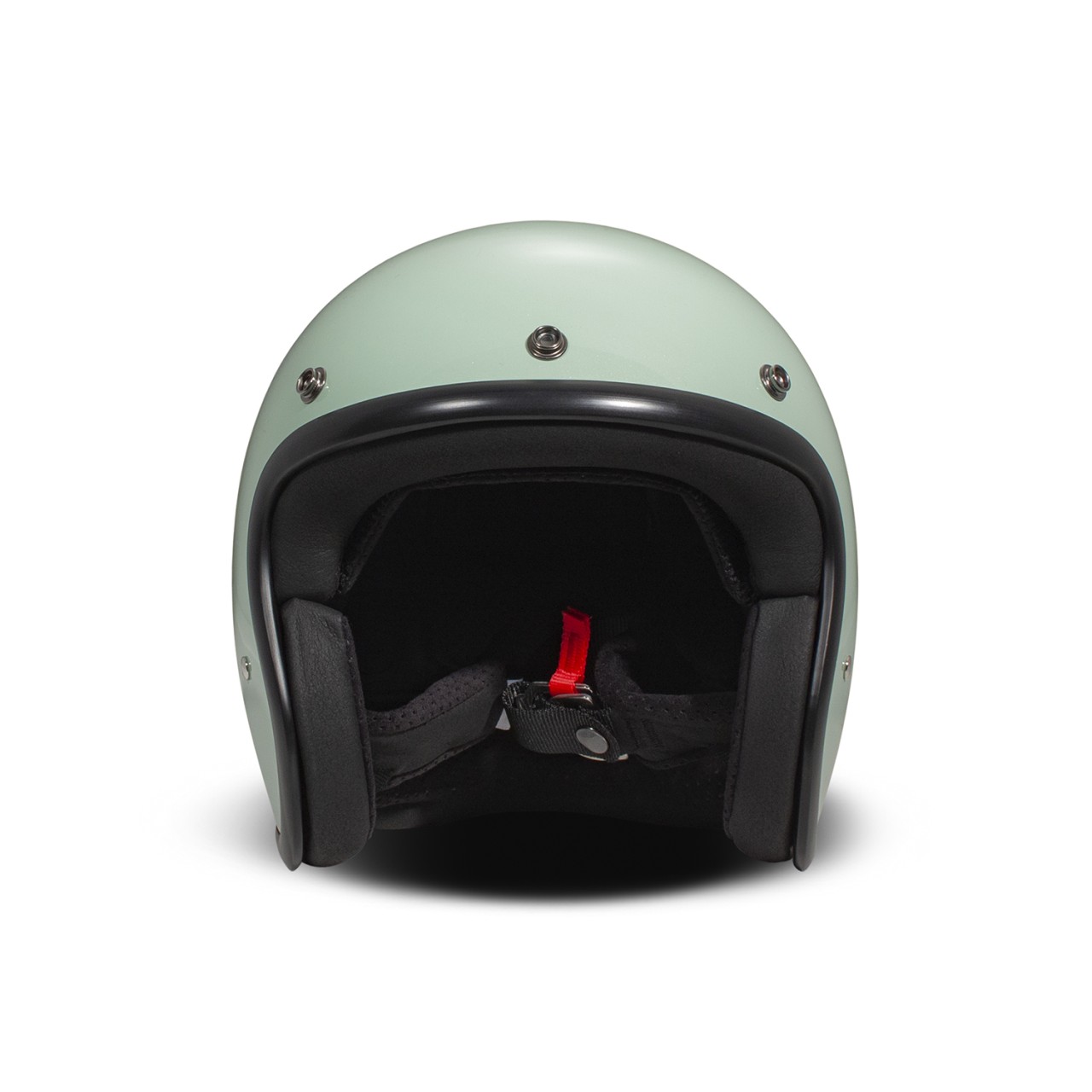 Casco jet DMD Retro, nuovo, lucido, Lattementa, vetroresina, ECE 22.06