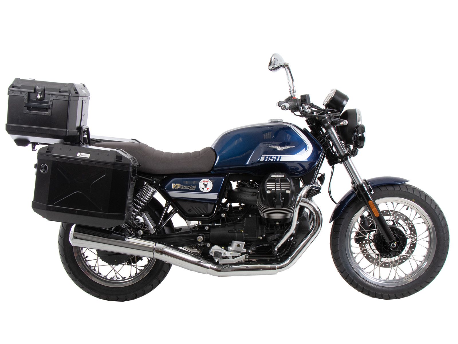 Portapacchi nero per Moto Guzzi V7 Special/Stone/Centenario (21-24) Hepco & Becker