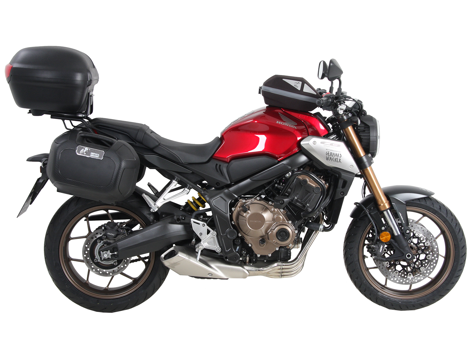 Anello serbatoio di base con blocco borsa serbatoio per Honda CB 650 R (19-20) Hepco & Becker
