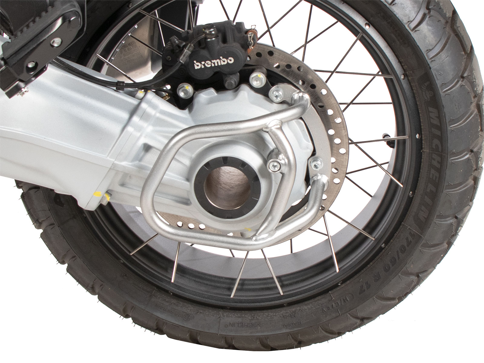 Protezione cardanica argento per Moto Guzzi Stelvio (24-) Hepco & Becker
