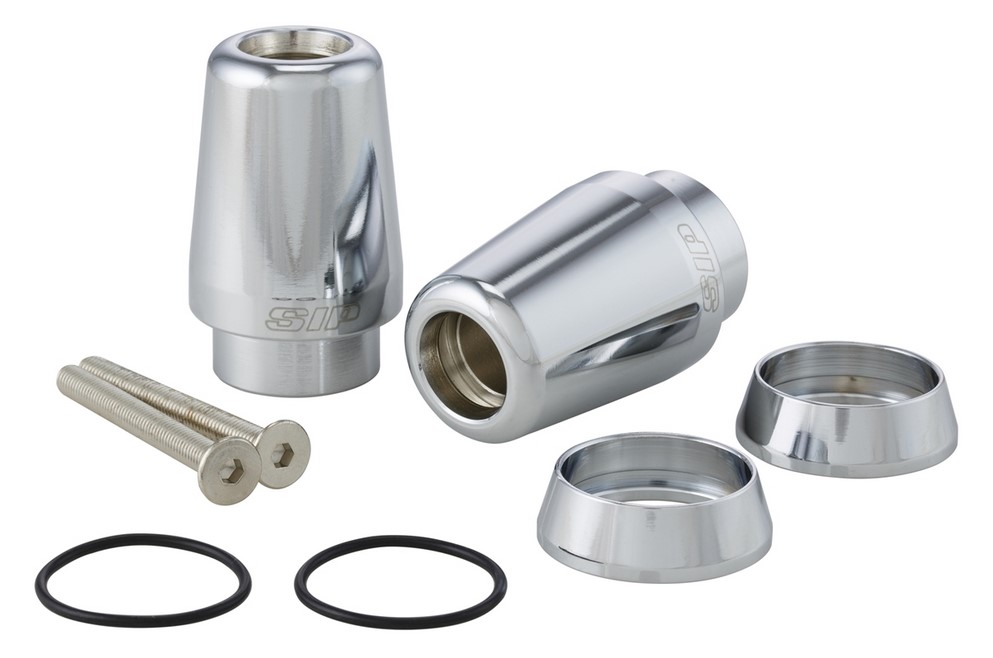 Pesi manubrio per Vespa GTS/GTS Super/GTV/GT 60/GT/GT L 125-300cc, cromo