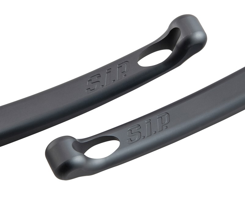 Set di leve freno sportive per Vespa, destra e sinistra, grigio opaco