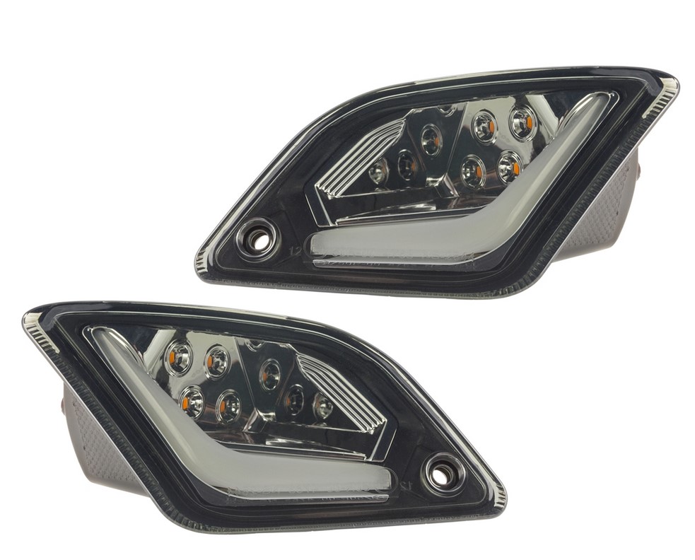 Kit indicatore di direzione posteriore destro/sinistro per Vespa GTS/GTS Super/GTV/GT 60/GT/GT L ('03-'13), colorato