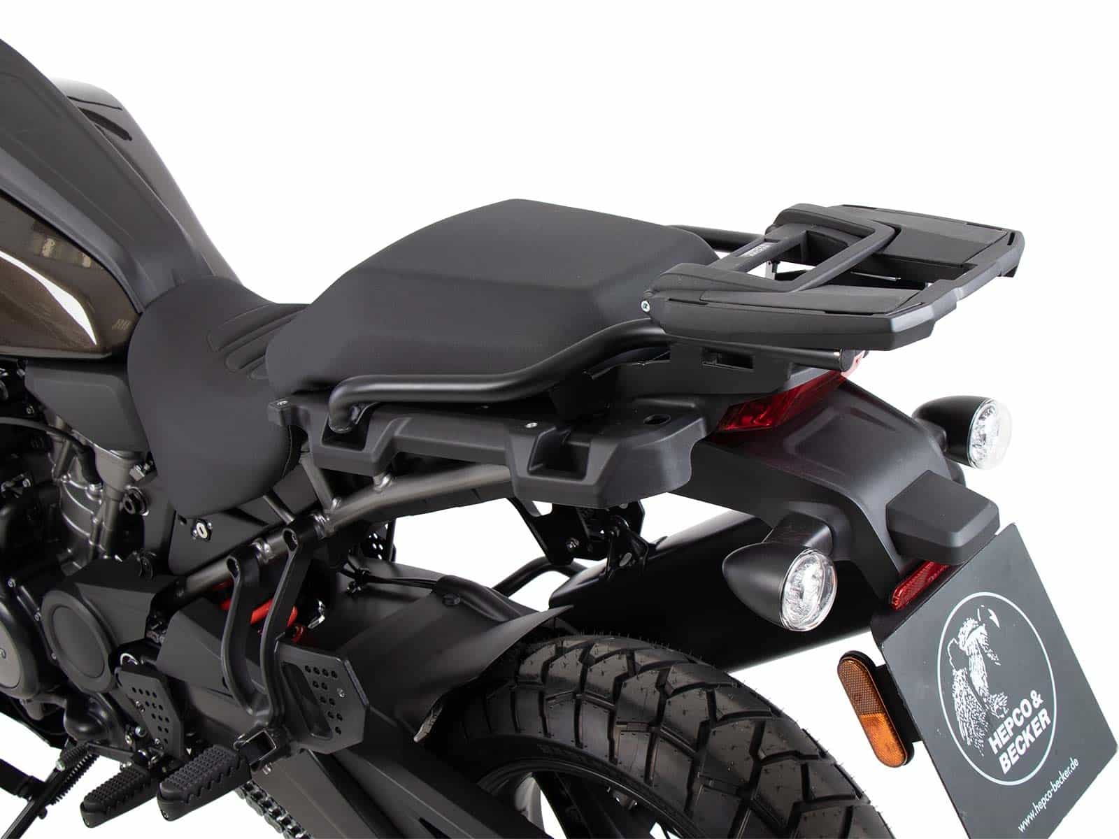 Easyrack Topcaseträger nero per Harley Davidson Pan America (21-) Hepco & Becker