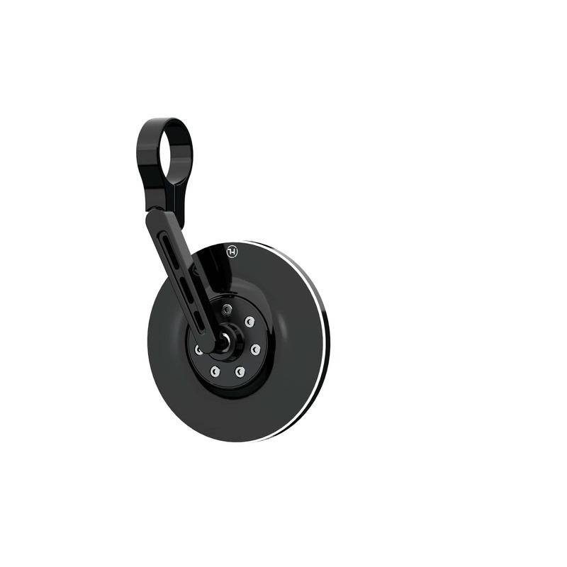 HIGHSIDER pro Specchio per manubrio Conero Nero Corto (1 pezzo)