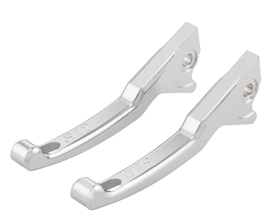 Set di leve sportive freno Shorty per Vespa, destra e sinistra, cromo