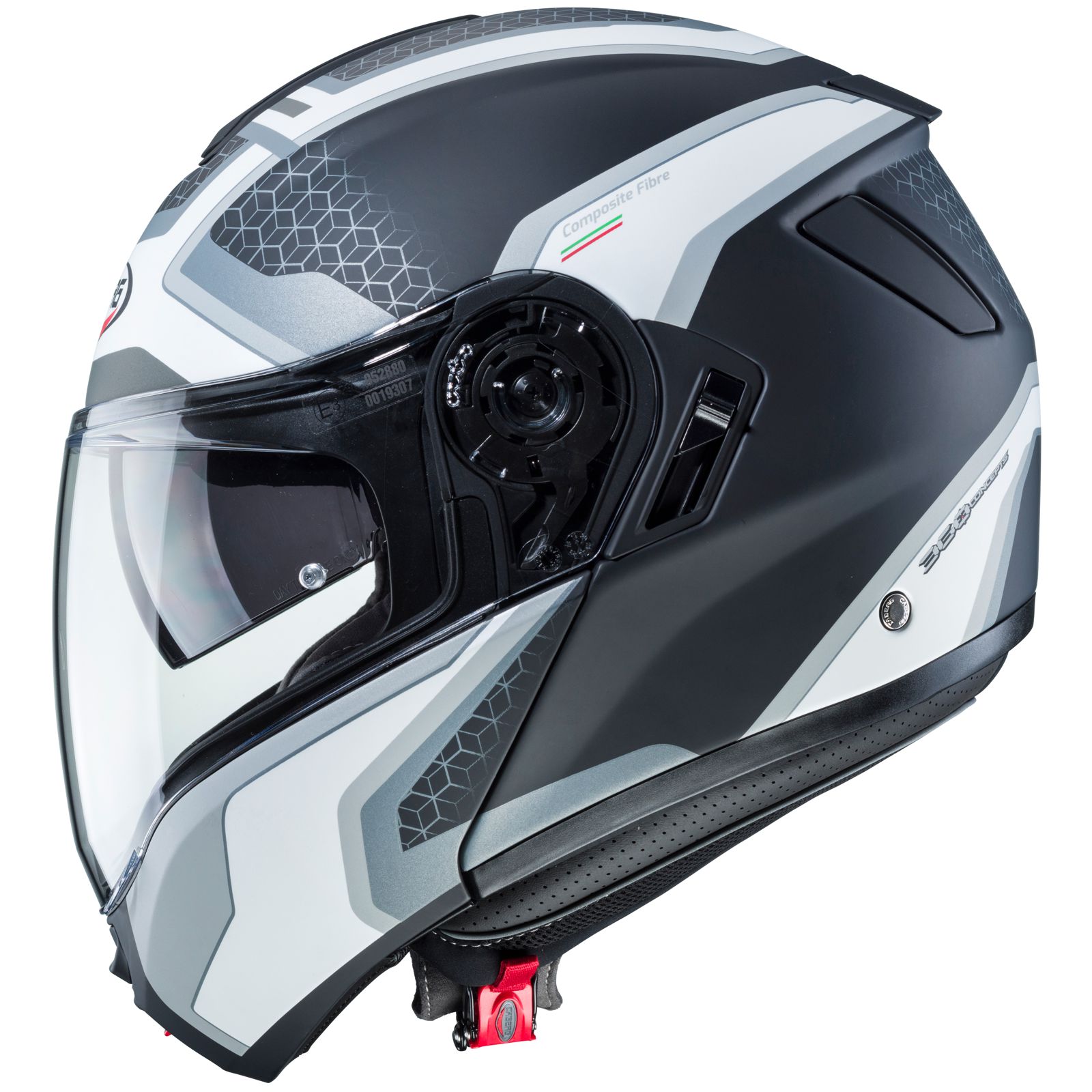 Caberg Casco Levo Sonar, nero opaco/bianco antracite