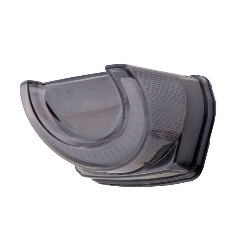 HIGHSIDER fanale posteriore intelligente a LED nero stile Honda, omologato (1 pezzo)