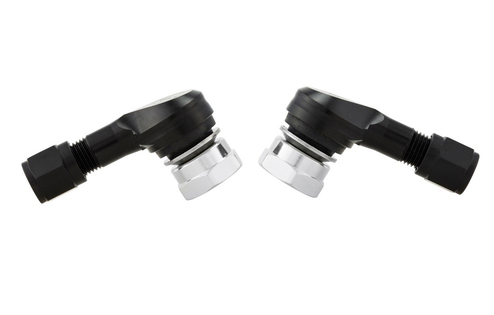 Nucleo valvola per pneumatico tubeless/cerchio 80°, nero opaco