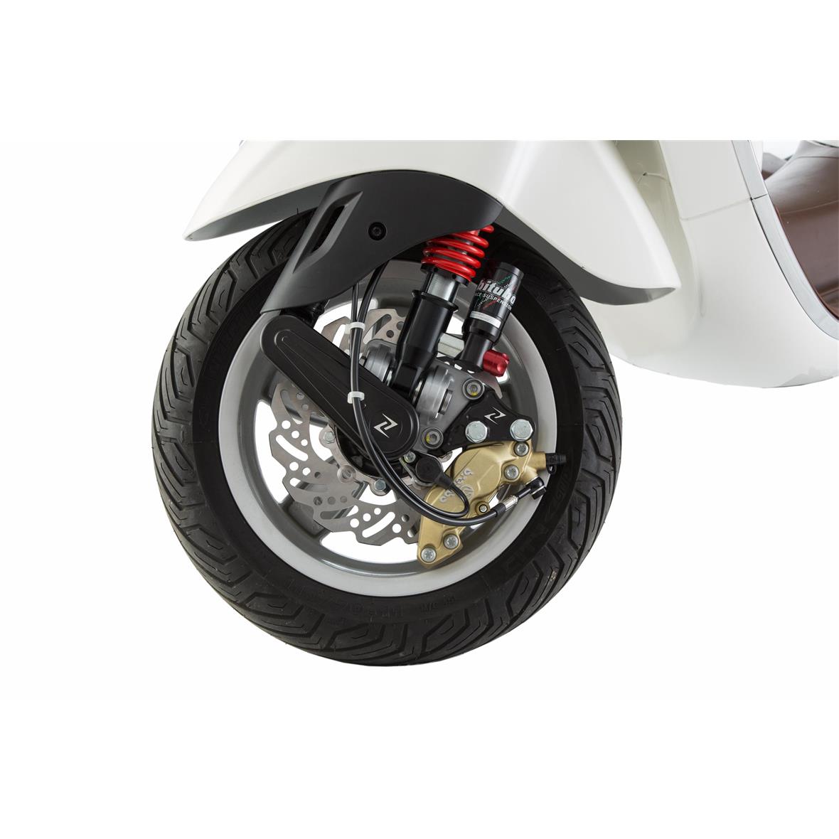 Copriforcellone, nero Zeloni per Vespa Primavera/Sprint/GTS/GTS Super 50-300cc ('14-'16)