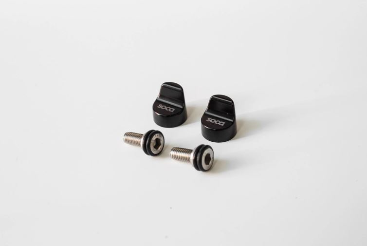 Copriforo per specchietto destro e sinistro SOCA per Vespa Primavera/Sprint/Elettrica 50-150cc, nero