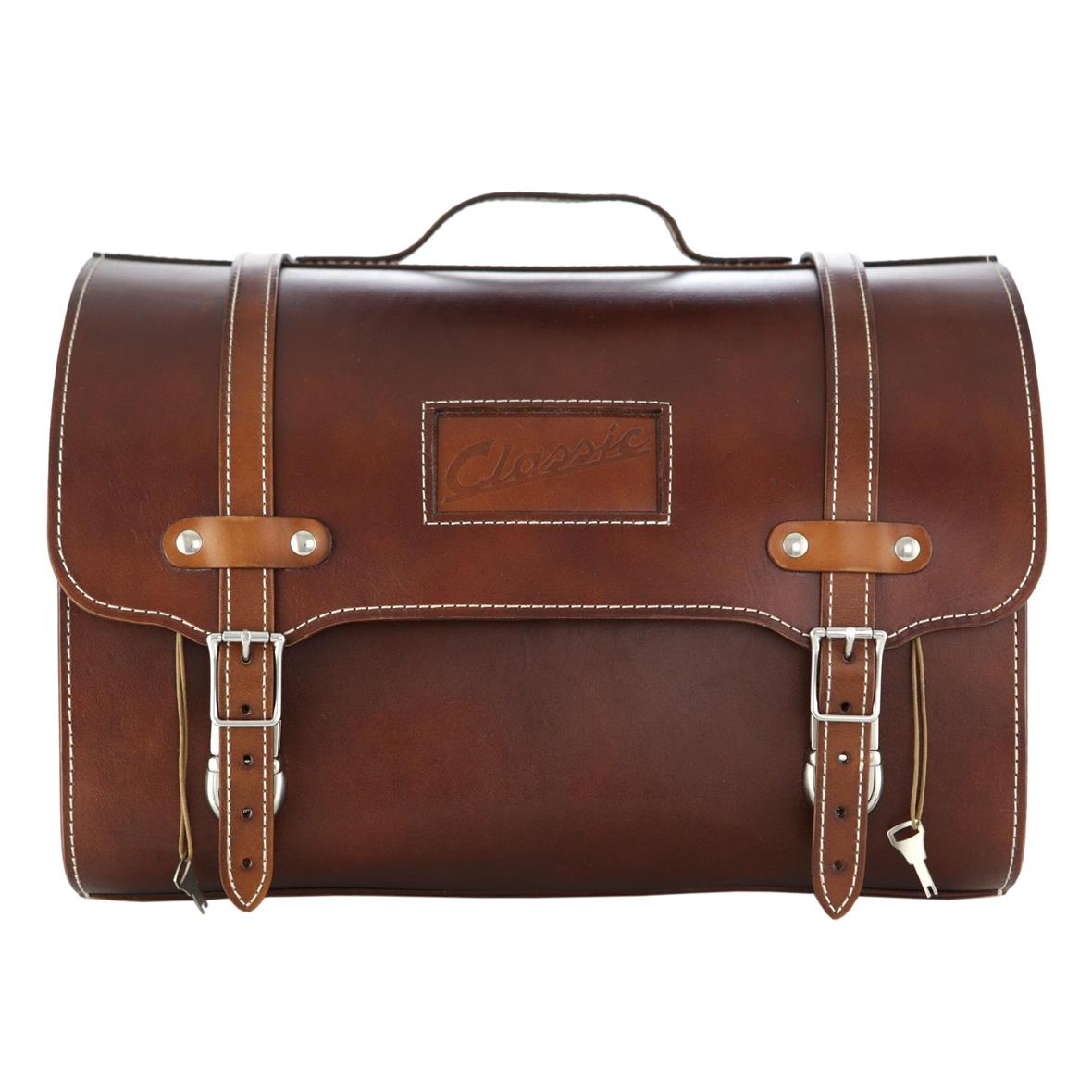 Custodia in pelle "Classic" per Vespa - marrone