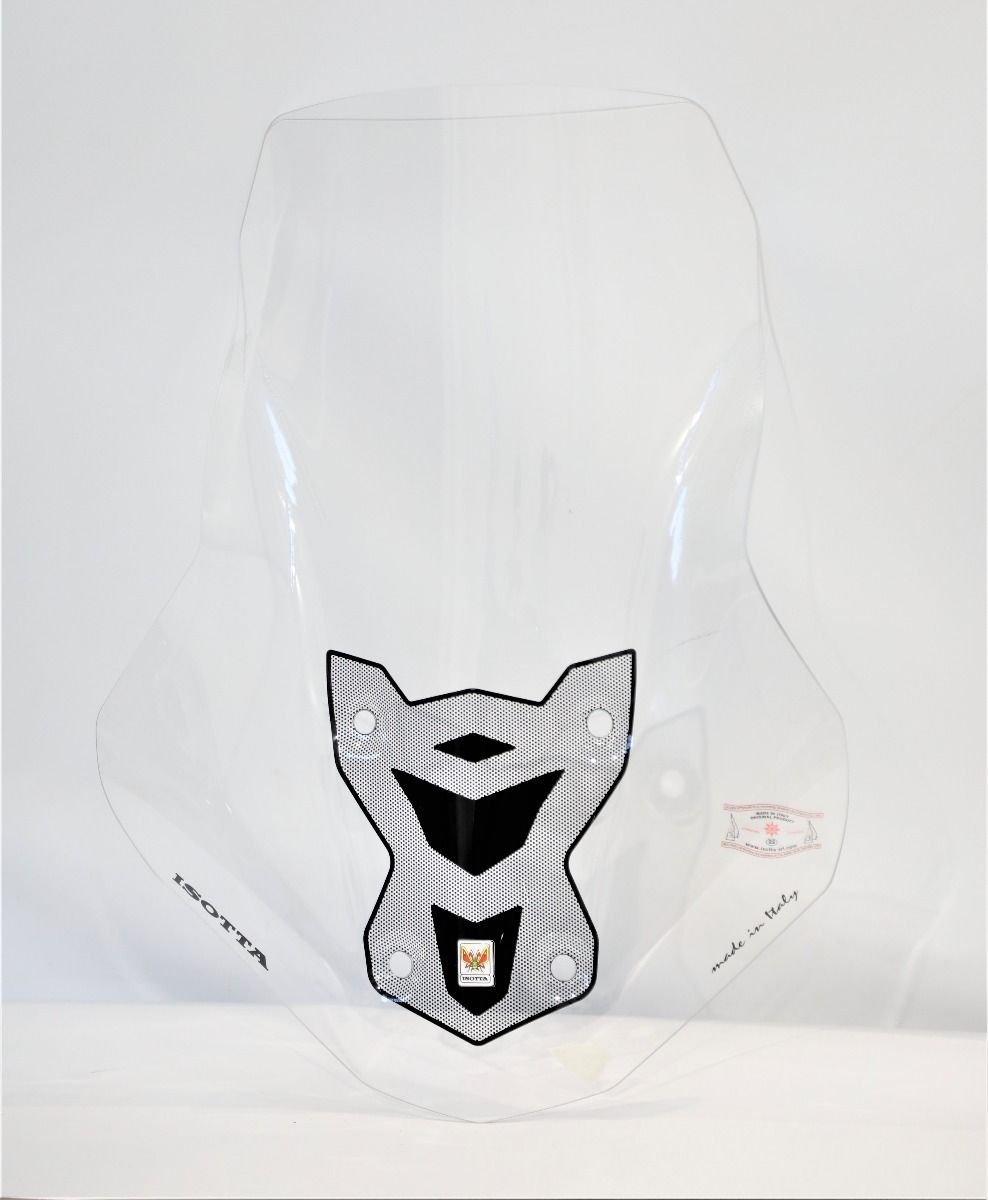 Parabrezza medio-alto trasparente con serigrafia per Aprilia SR GT 125 / 200