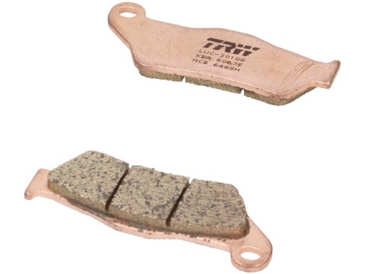 Set di pastiglie freno TRW MCB648SH, metallo sinterizzato, omologato ECE R90