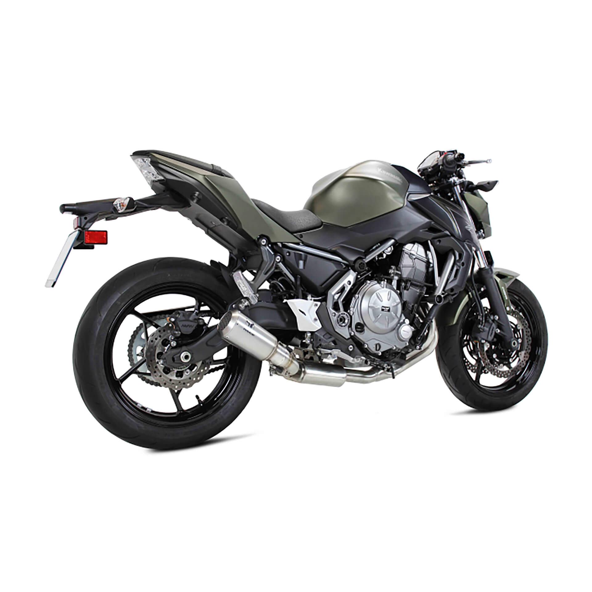 IXRACE MK2 sistema completo con gatto Kawasaki Z 650 /RS, 650 Ninja (21-), acciaio inox, omologato E, Euro5
