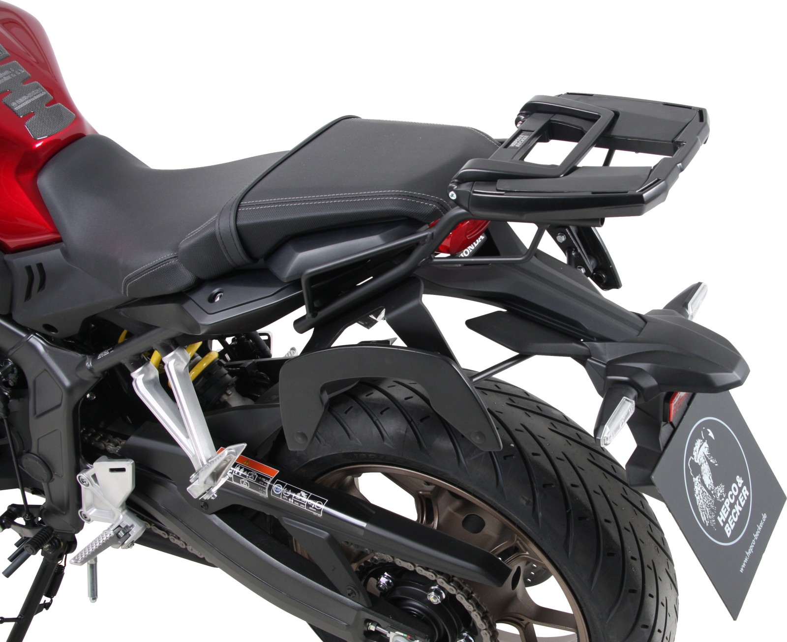 Portavaligie Easyrack nero per Honda CB 650 R (19-20) Hepco & Becker