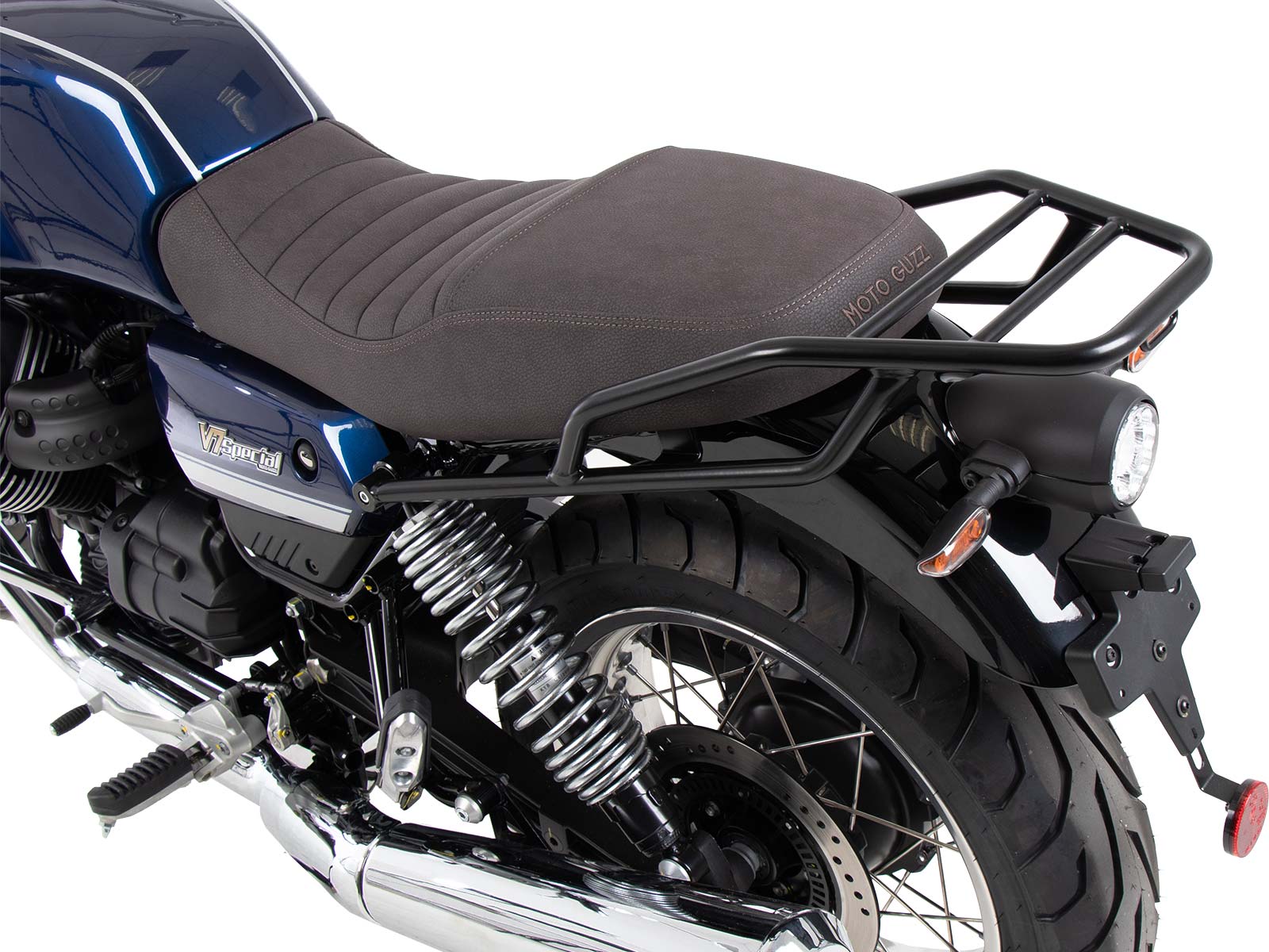 Portapacchi tubolare nero per Moto Guzzi V7 850 Stone Corsa (2024) Hepco & Becker