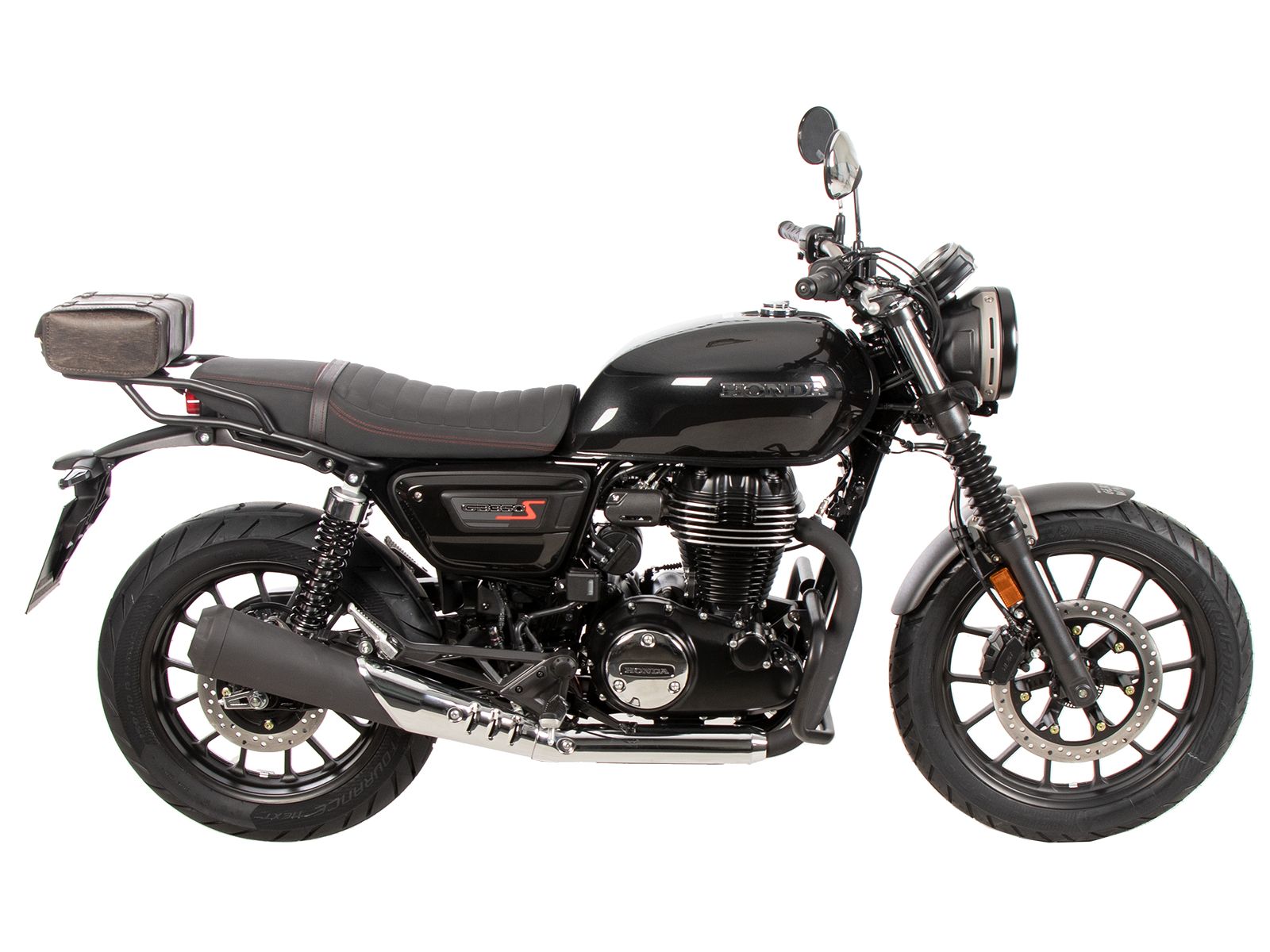 Portapacchi tubolare nero per Honda GB 350 S (25-) Hepco & Becker