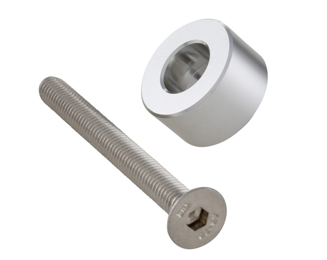 Kit di montaggio per specchietti retrovisori per manubrio e pesi per manubrio standard