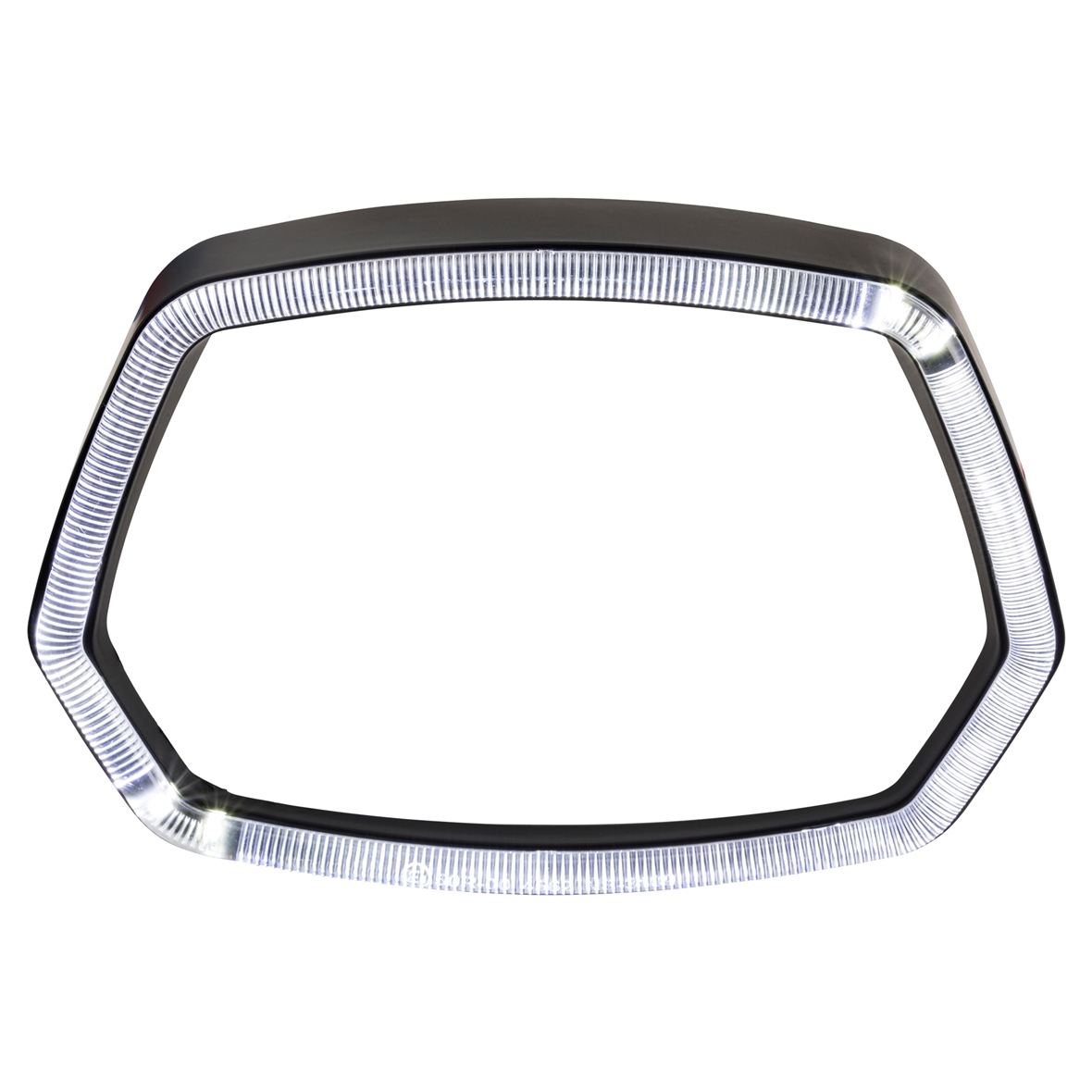 Anello lampada nero opaco Anello luce LED per Vespa Sprint 125/150cc 4T ('13-'18)