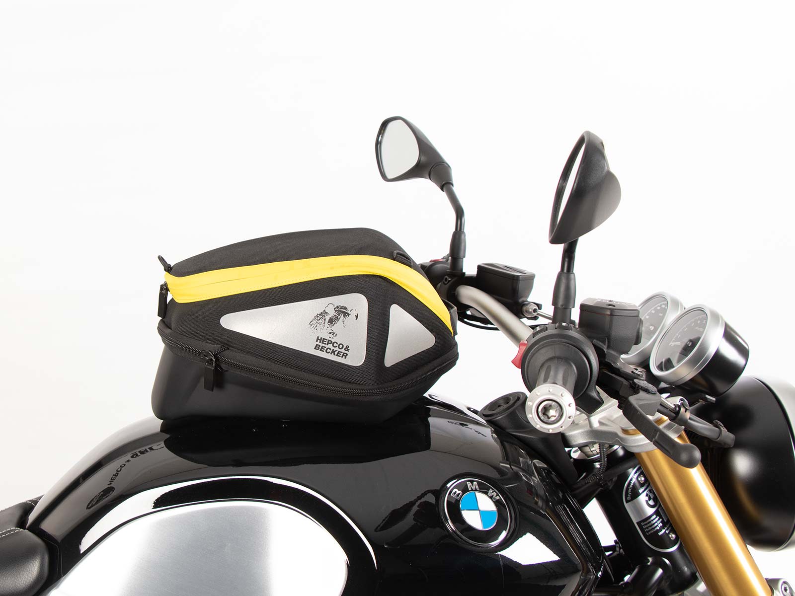 Anello serbatoio di base con blocco borsa serbatoio per BMW R nineT Pure (17-23) Hepco & Becker