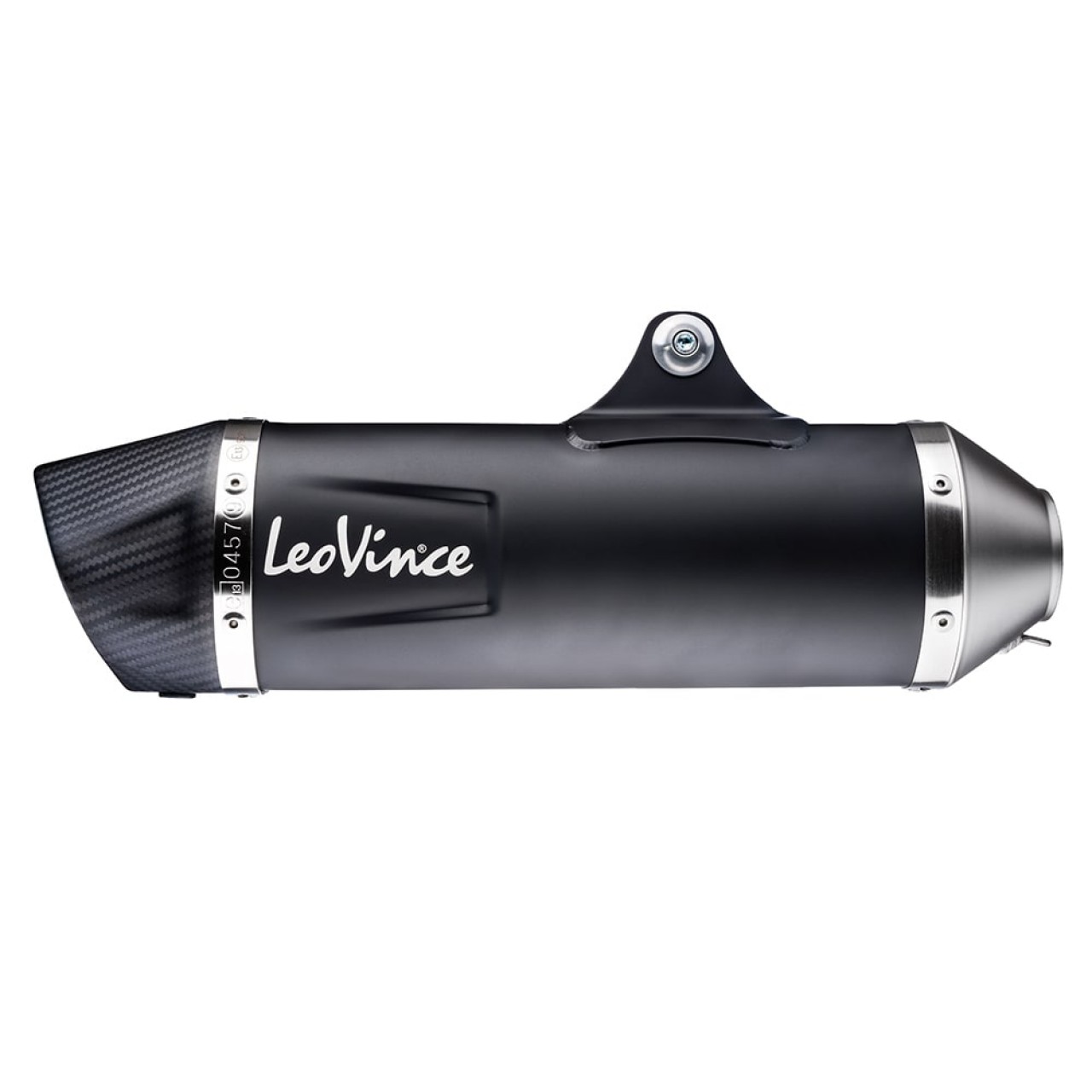 LeoVince sistema completo SBK Nero per Vespa GTS 125 /150, acciaio inox, slip on, ABE, Euro4