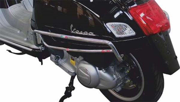Coperchio laterale posteriore per Vespa GTS/GTS Super 125-300cc, cromato