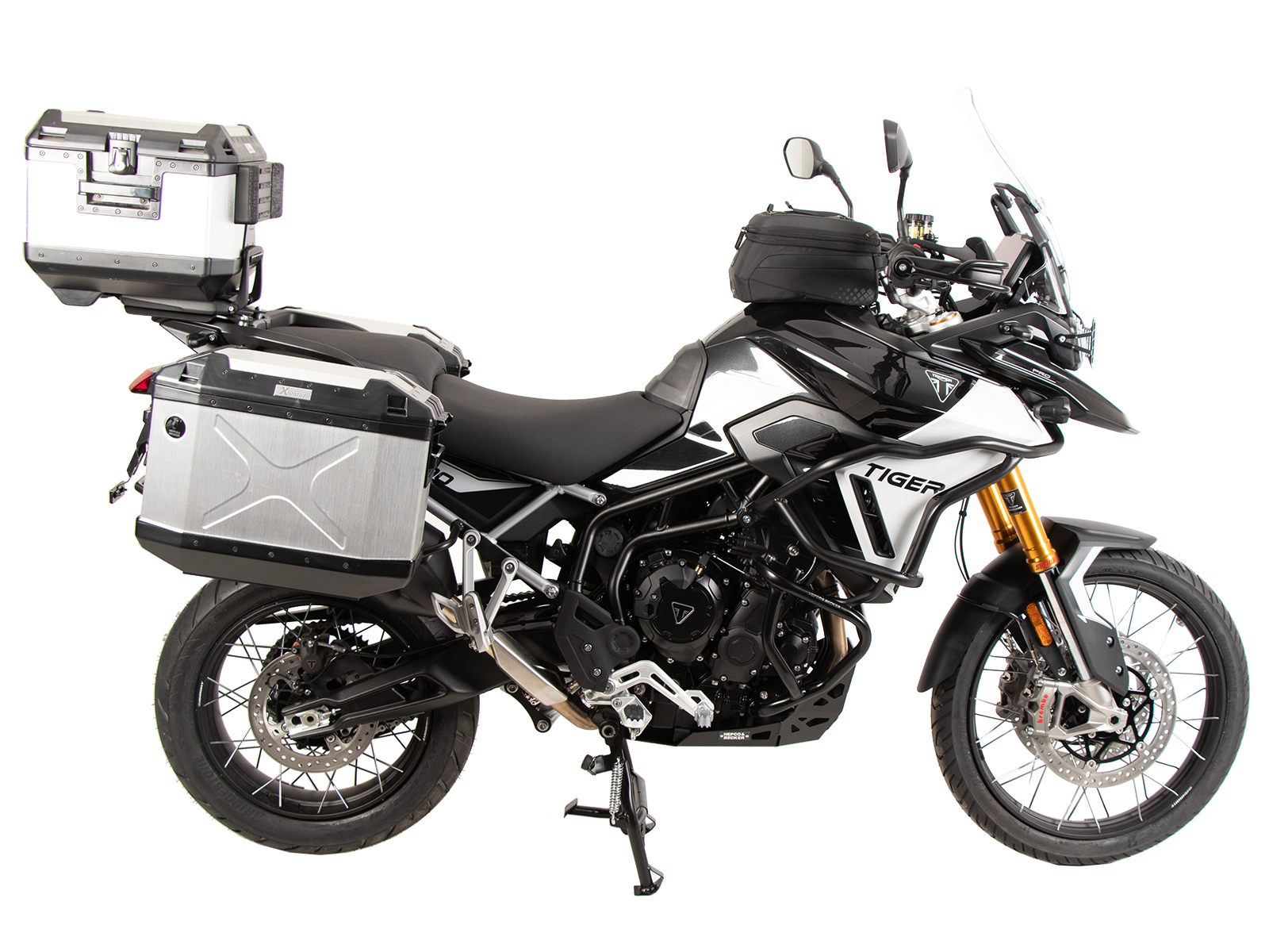 Porta bauletto in alluminio per Triumph Tiger 900 Rally Pro (24-) Hepco & Becker