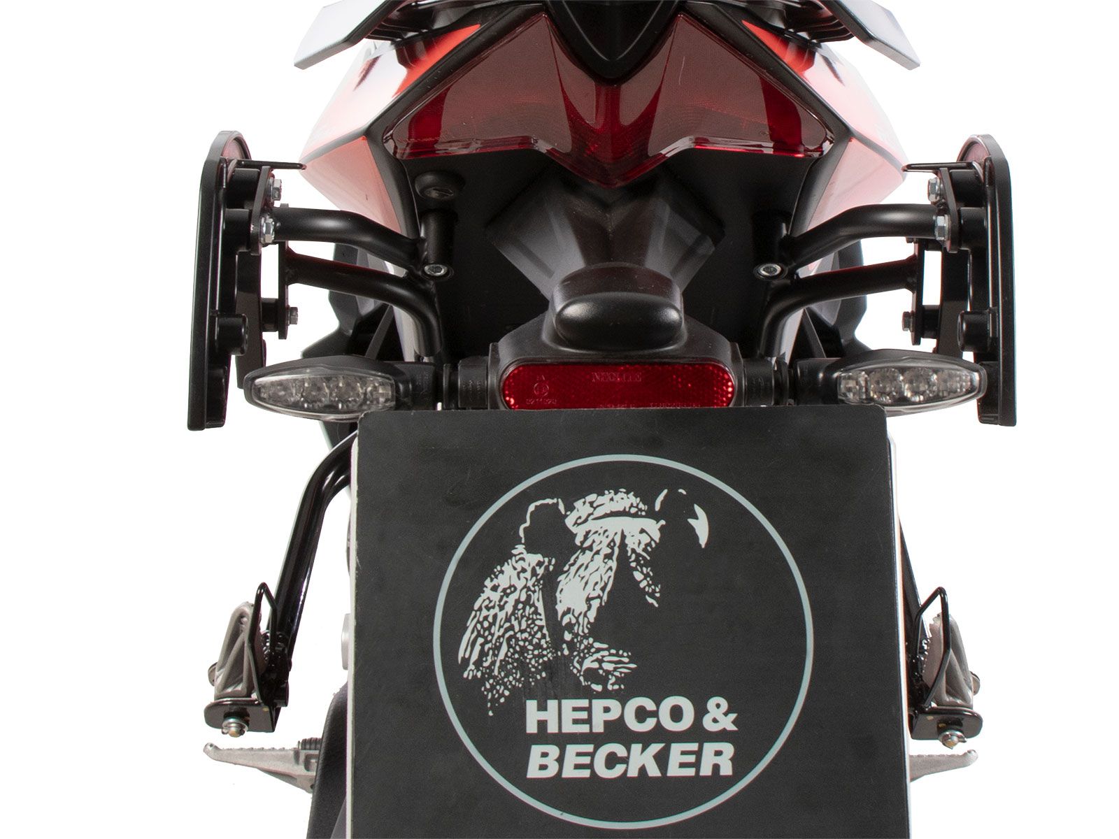 Portapacchi laterale C-Bow nero per Aprilia RS 457 (24-) Hepco & Becker