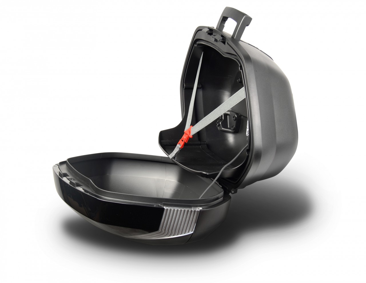 Set di valigie laterali Shad SH36, nero con copertura effetto carbonio, 36 l