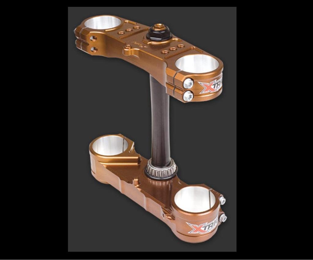 XTrig Triplo Morsetto Supporto Forcella Set M12, manubrio 22mm KX450F 2017/ KX450F 2015 Originale Kawa