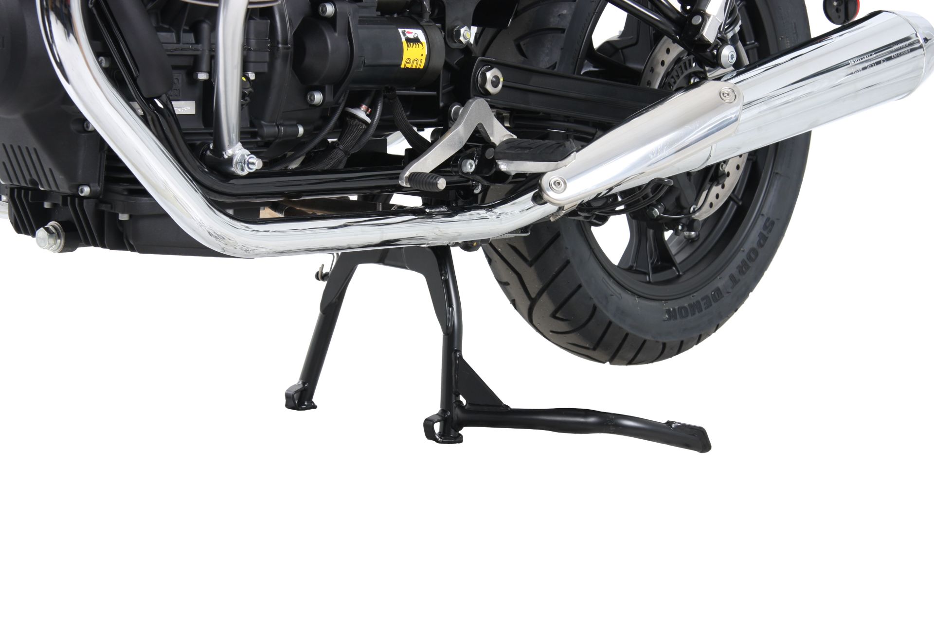 Cavalletto centrale nero per Moto Guzzi V7 850 Stone Corsa (2024) Hepco & Becker