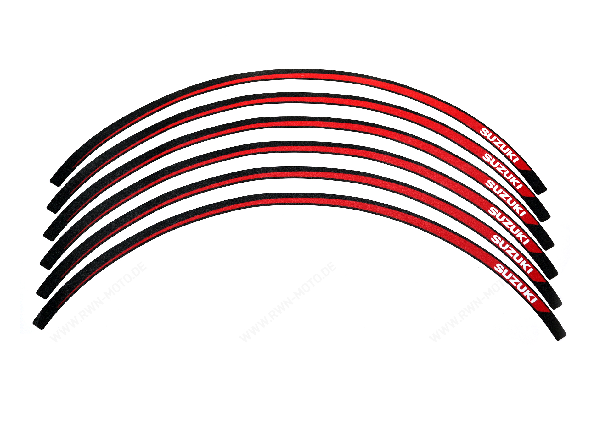 Adesivo per cerchioni (rosso/nero) Suzuki GSX-8S 2023- Accessori originali