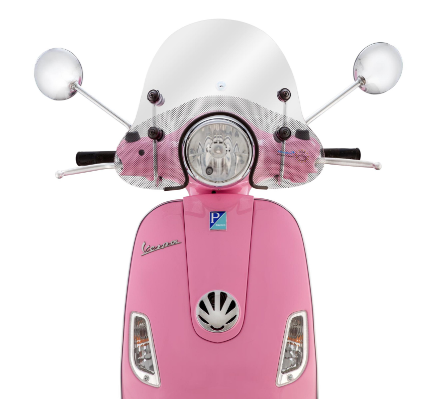Flyscreen CUPPINI per Vespa LX 50-150cc, trasparente
