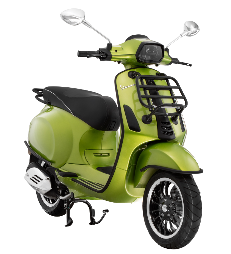 Paraurti anteriore per Vespa Primavera/Sprint/Elettrica 50-150ccm, nero opaco