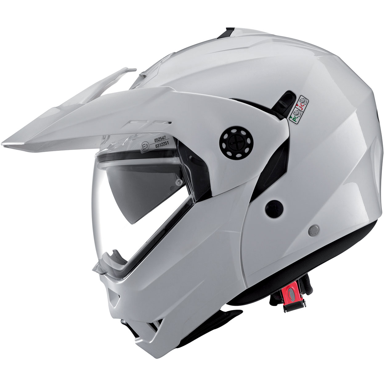 Casco Caberg TourmaxI, bianco metallizzato