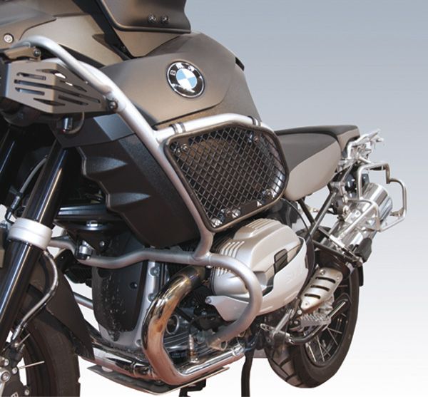 Protezione serbatoio per BMW R 1200 GS Adventure, acciaio, nero
