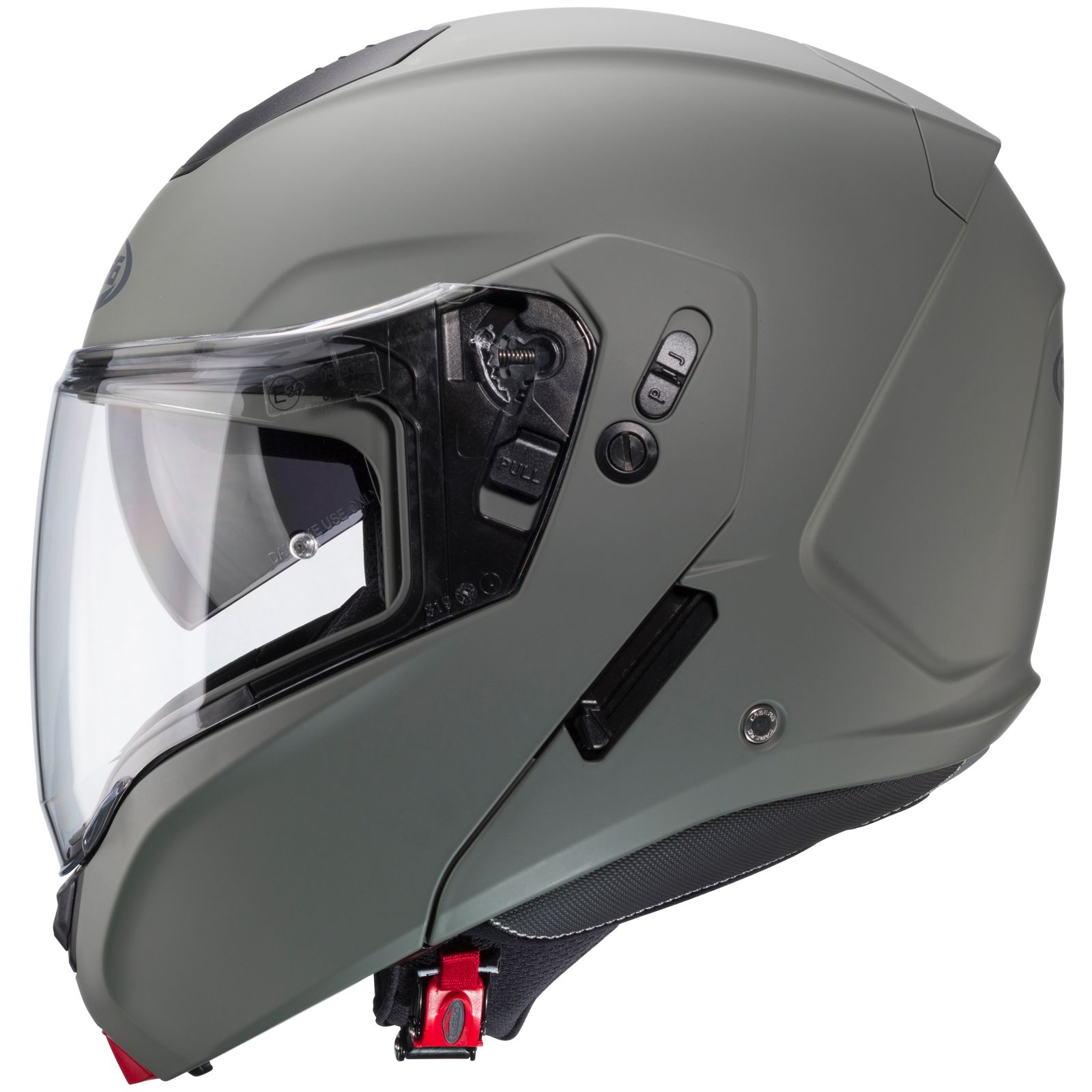 Caberg Casco Horus, grigio opaco/camoscio