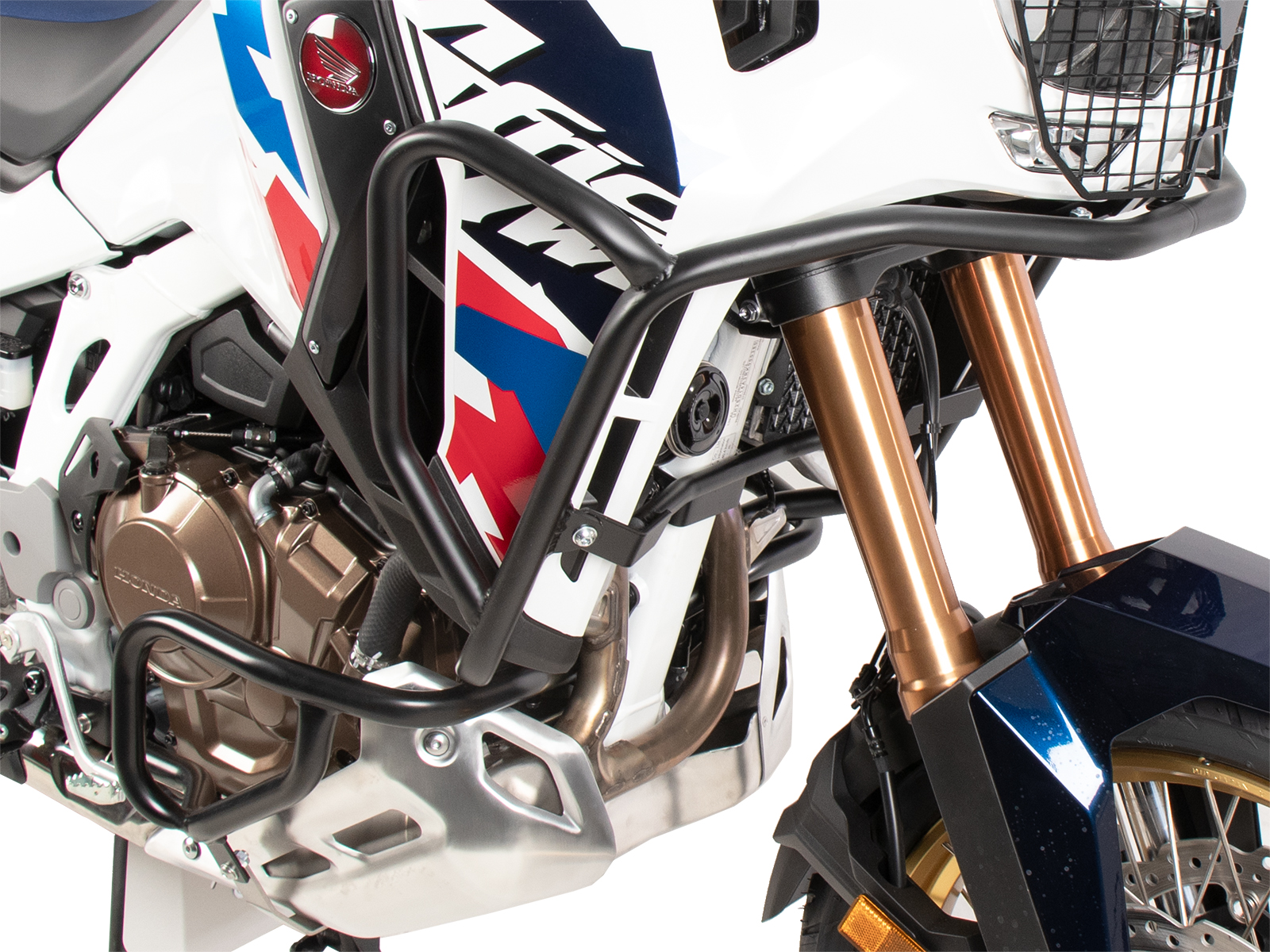 Barra di irrigidimento nera per barra di protezione serbatoio H&B per CRF 1100 Africa Twin Adventure Sports (24-)