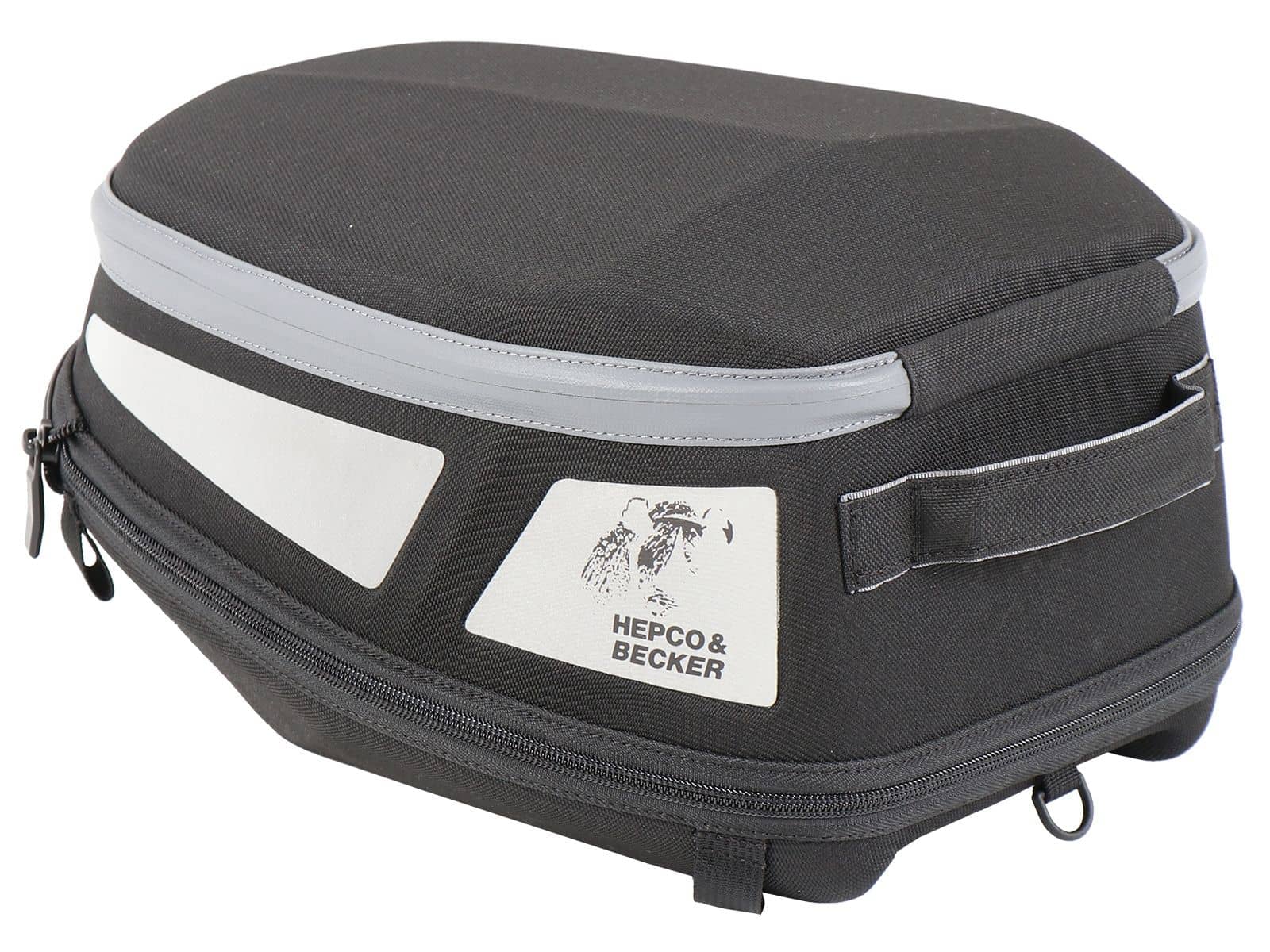 Royster Rearbag Sport borsa posteriore nera/grigia con attacco base Hepco & Becker