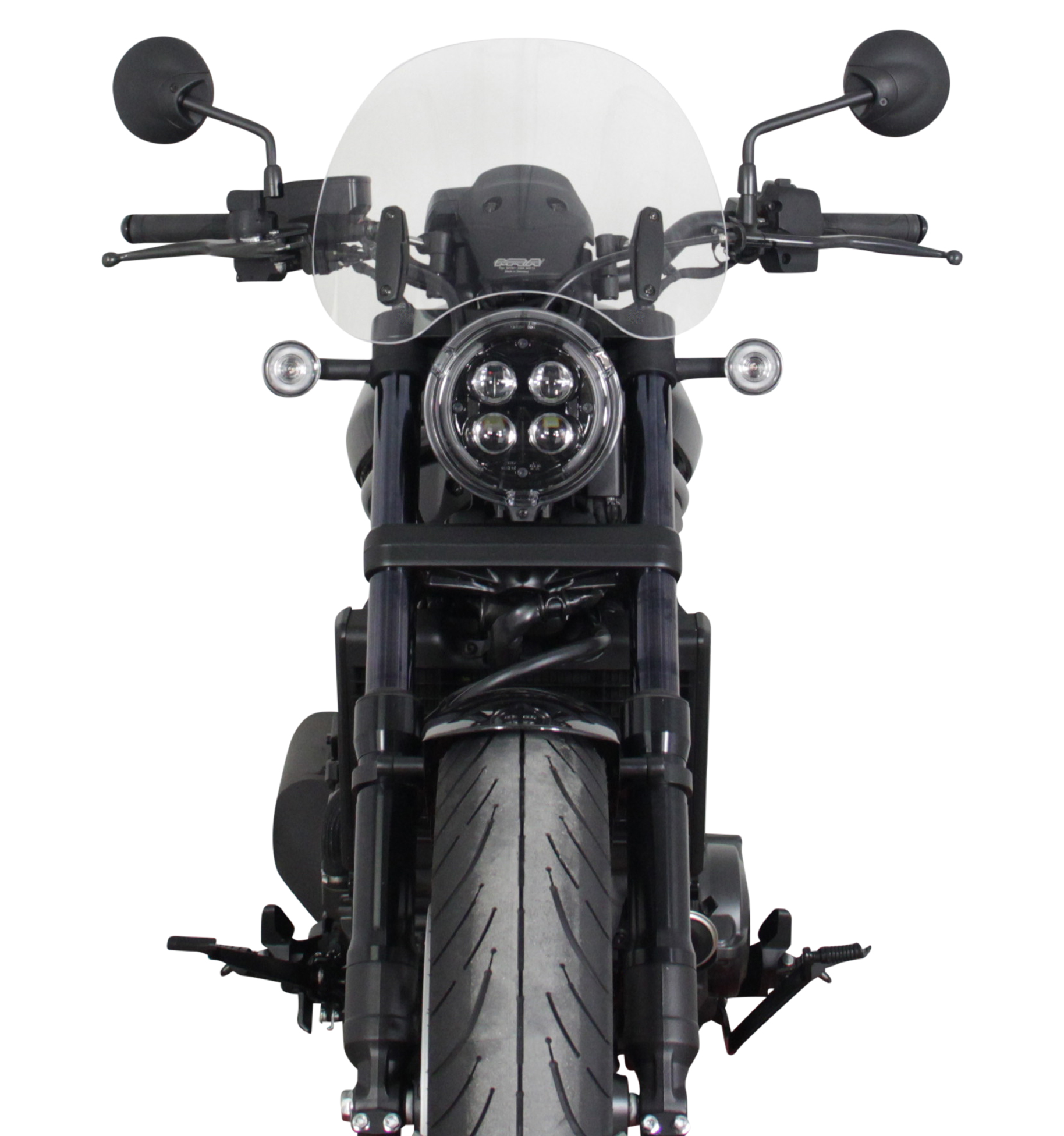 Cupolino Touring MRA "NTM" nero per Honda CMX 1100 Rebel (21-)
