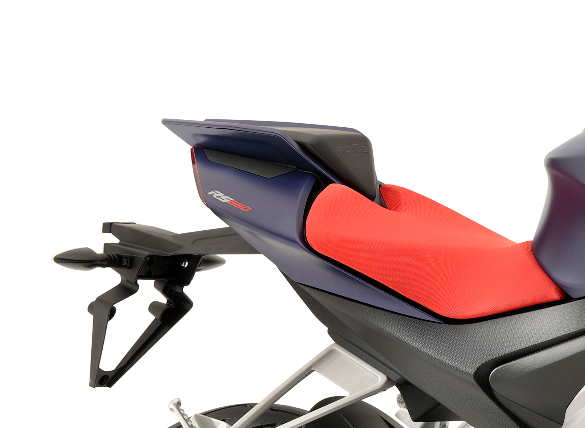 Coprisedile passeggero Rosso Lava per Aprilia RS 660
