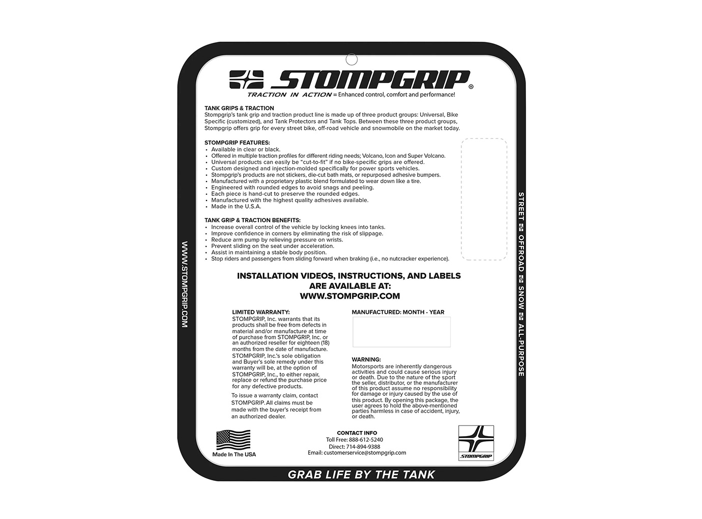 Stompgrip chiaro Volcano per Kawasaki Ninja 1000SX 2020-2022